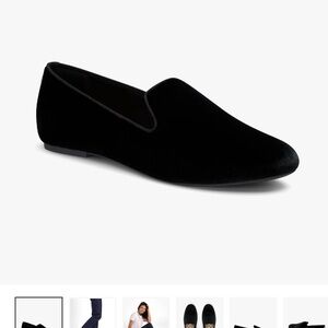 Birdies Classic Black Velvet Flats